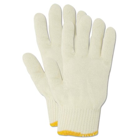 Magid Machine Knit Gloves, Natural, 12 PK 13-680-WS-PC